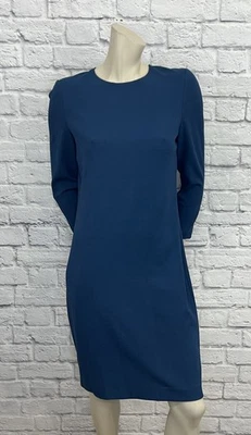 VINCE WOMEN'S BLUE 3/4 SLEEVE DRESS SIZE M - Image 1 of 4