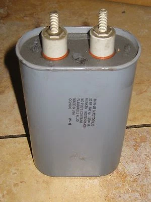 RONKEN NO PCB'S CAPACITOR 20 MF 600 VP 3700 VA P # 86D79206K80B NEW " OLD STOCK" - Image 1 of 3