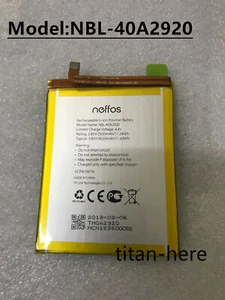 NEW Original Battery NBL-40A2920 for TP-Link neffos C9A TP706A TP706C 2920mAh - Photo 1 sur 2