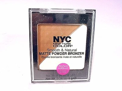 NYC SMOOTH & NATURAL MATTE POWDER BRONZER .28 OZ #0151 08 GOLDEN GLOW #127-AA - Image 1 of 2