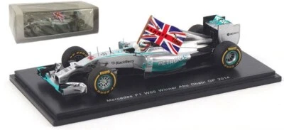Spark S3142b Mercedes W05 Winner Abu Dhabi GP 2014 - Lewis Hamilton 1/43 Scale - Image 1 of 2