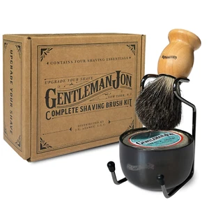 Complete Shaving Brush Kit Old Fashion Shaving Kit for Men Includes Shave Brush - Picture 1 of 1
