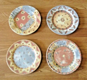 The COFFEE Shoppe Sango ~Salad / Dessert Plates ~ Four Patterns ~ Set of 4 - Picture 1 of 2