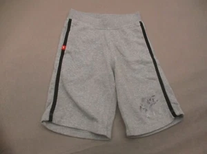 NIKE Size S Kids Unisex Gray Cotton Blend Fleece Lined Pull On Sweat Shorts 742 - Picture 1 of 9
