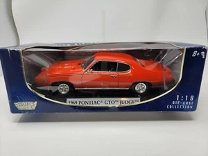 Motor Max 1969 Pontiac GTO Orange Judge 1/18 Scale Die Cast Collection - Picture 1 of 4