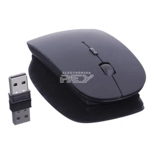 Ratón Mouse Inalámbrico sin Cables Extraplano Diseño MAC Negro Mate v641 - Imagen 1 de 5