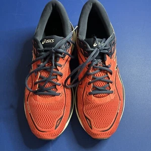 ASICS GEL CUMULUS 19 ATHLETIC SNEAKERS/SHOES, US Size 11.5. Red/Blue. VERY GOOD. - Picture 1 of 15