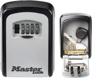 Key Safe Wall Mounted, Medium 85 X 119 X 36 Mm, Outdoor, Mounting Kit, for Home - Picture 1 of 11
