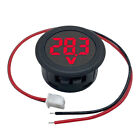 Dc 4-100V Volt Detector Tester Led Digital Display Mini Voltmeter Round Two-Wire