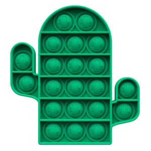 ⭐⭐⭐ Green Cactus Pop Fidget Bubble Popper Stress Reliever GET IT FAST ⭐⭐⭐ - Picture 1 of 7