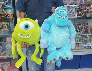 MONSTERS & CO SULLEY E MIKE WAZOWSKI DISNEY PELUCHE PLUSH 60CM NUOVO - Foto 1 di 3