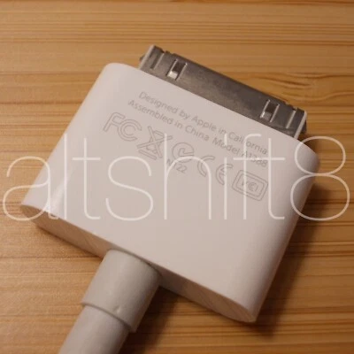  APPLE 30-PIN DIGITAL AV ADAPTER MC953ZM/A A1388 IPHONE 4 4S IPOD TOUCH 4 IPAD - Imagen 1 de 4