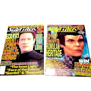 Star Trek Next Generation Magazine Lot - NM - 1993-94 - Volume 26 & 27, Spiner - Bild 1 von 16