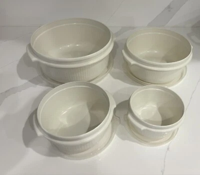 Emsa Micro-Family Storage Containers, Set 4 Containers w/Lids, Made In Germany - Image 1 of 4