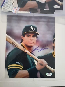Jose Canseco Signed Auto 8x10 Photo PSA/DNA COA Oakland A’s Signed In Presence - Picture 1 of 1