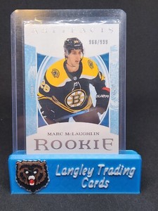 2022-23 Upper Deck Artifacts Mark McLaughlin Silver Rookie RC /999 Bruins