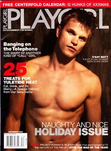 PLAYGIRL 12-05 PRO RUNWAY VIC RIPPER BLOND MATT MEN O YR CALL GIRL DEZEMBER 2005 - Bild 1 von 2
