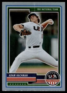 2023 Panini Stars & Stripes ADAM HACHMAN SILVER PRIZM #51 - Picture 1 of 2
