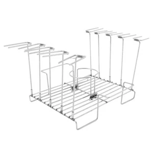 Stainless Steel Barbecue Grill Roasting Rack Chicken Drumstick Leg - Picture 1 of 12