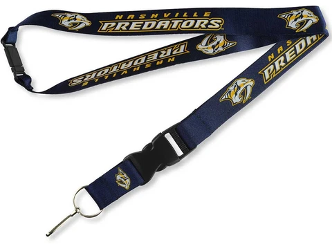 NASHVILLE PREDATORS LANYARD KEYCHAIN with CLIP NHL TEAM BLUE COLOR - NEW Cover
