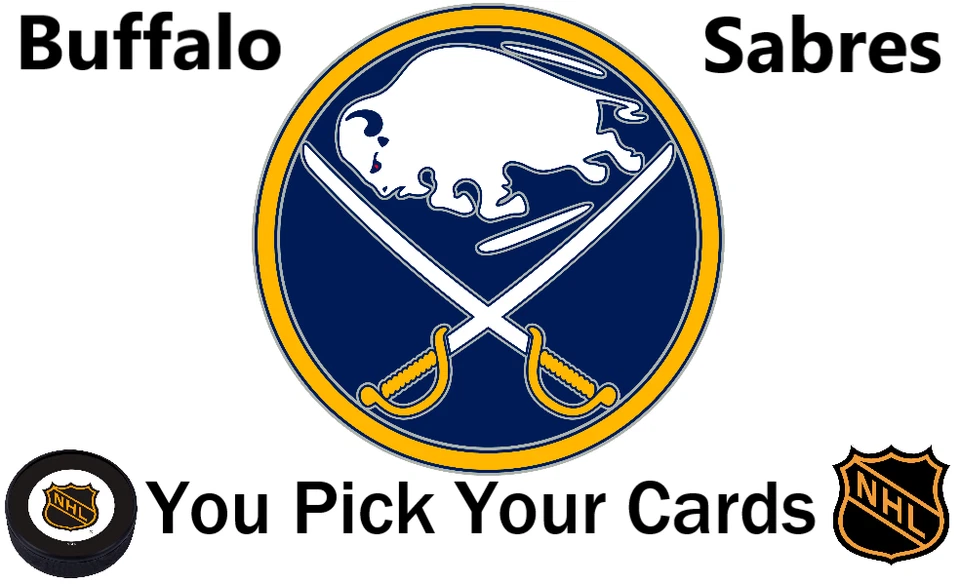 You Pick Your Cards - Buffalo Sabres Team - NHL Hockey Card Selection - Image 1 of 1