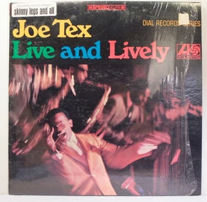 Joe Tex Live and Lively LP [Atlantic SD-8156] Open Shrink - Picture 1 of 6