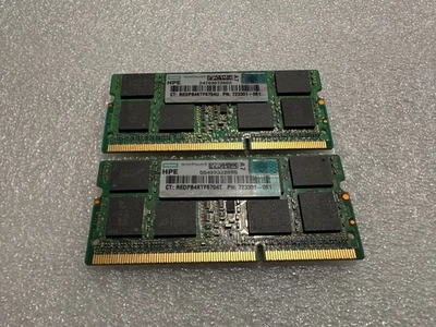 HPE 723301-081 ( 16GB 2x 8GB ) DDR3-1600/PC3-12800 SODIMM 204-Pin - Image 1 of 2