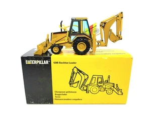 Caterpillar Cat 428B Backhoe Loader with Cab - NZG 1:50 Scale Model #2851 New - Picture 1 of 3