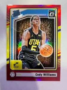 Panini Donruss Optic Cody Williams 2024-25/99 rojo clasificación novato #298 - Imagen 1 de 3