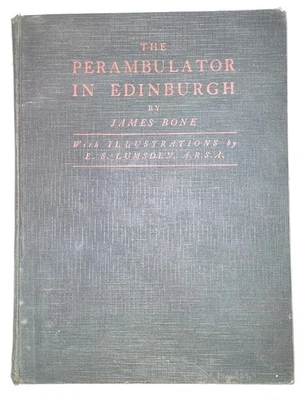 THE PERAMBULATOR In EDINBURGH 1926  VTG James Bone Art By E.S.Lumsden Scotland  - Image 1 of 4
