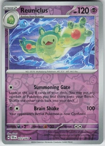 Pokemon Reuniclus 072/162 SV05: Temporal Forces Uncommon NM - Picture 1 of 2