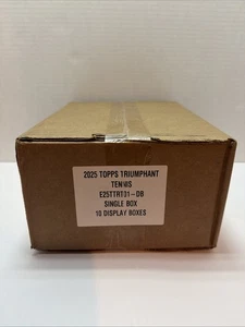 2025 Topps Triumphant Tennis Hobby Box Sealed Case 10 Boxes - Fast Ship - Picture 1 of 3