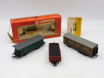 Rivarossi Lot De Bagages FNM D 651 Deux Essieux V De FS Wagon Cltm Train H0 1:87 - Photo 1/4