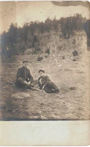 Cripple Creek RPPC 1910 Halfway up Mt Pisgah (?) Echtfoto 1910 - Bild 1 von 2