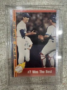 1991 Pacific Nolan Ryan L Silver Card ‘#7 Was The Best’ Ungraded Near Mint - Picture 1 of 2