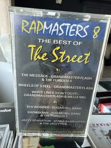 RAPMASTERS 8 - The Street - CASSETTE  TAPE  -Grandmaster Flash /Sugar Hill Gang - Imagen 1 de 5
