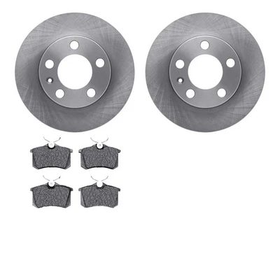 For Volkswagen Polo 2005-2014 R1 Concepts Rear Brake Kit w Optimum Pads - Изображение 1 из 3