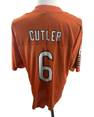 Camiseta Reebok NFL Chicago Bears Naranja GSH Players Cutler #6 Grande Foto 1 de 4