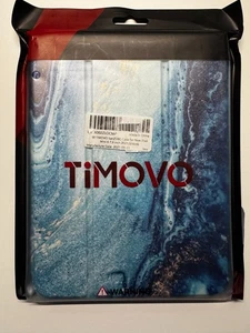 TiMOVO  Case For Ipad Mini 6 2021 Blue Wave Cover, Screen Protecter, Stand 7.9" - Picture 1 of 2