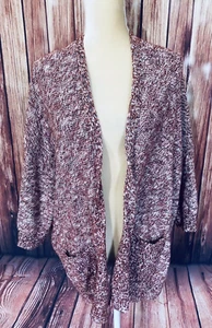 Women’s XL Sweater Cardigan Universal Thread Open Front Pockets 3/4 Sleeves Knit - Picture 1 of 10
