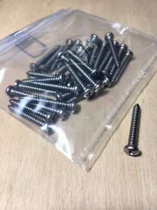 VITE ACCIAIO INOX 3,7x27 PER LEGNO PLASTICA TESTA CILINDRICA INSERTO PH2 30PZ - Foto 1 di 1