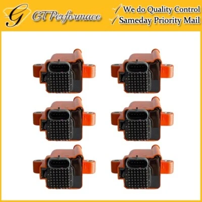 Quality Red Ignition Coil 6PCS for Mercury Optimax 339-879984T00 300-8M0077471 - Image 1 of 4