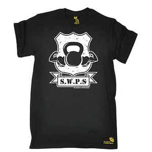 Flexing Kettlebell T-SHIRT Body Building Weights Gym Training birthday gift - Picture 1 of 9