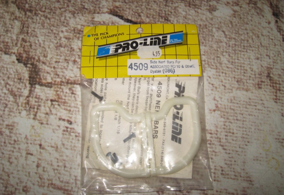 RC TEAM ASSOCIATED RC10 BUGGY Bumper BARS BY PROLINE (2) 4509 - Image 1 of 2