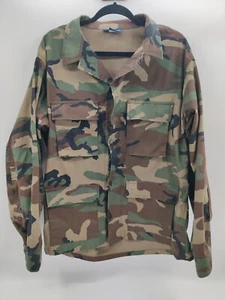 PROPPER WOODLAND CAMO MILITARY BDU JACKET SIZE Large - Picture 1 of 12