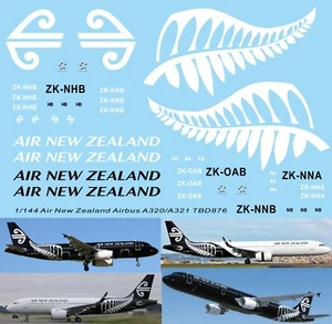 1/144 Decals per Airbus A320 / A321 NEO AIR NEW ZEALAND TBD876 - Picture 1 of 1