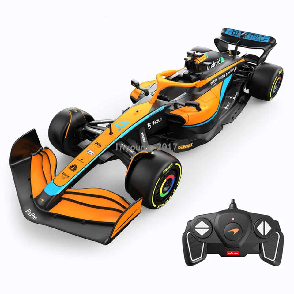 Remote Control Car 1:18 F1 Mclaren MCL36 RC Car Model Toy Cars Lando Norris - Image 1 of 4