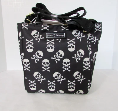 Betsey Johnson Skull Insulated Lunch Tote Bag Crossbody NWT - Image 1 of 4