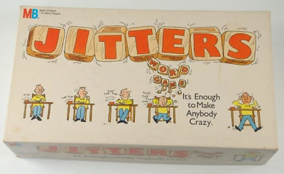 JITTERS Word Game Milton Bradley 1986 Vintage Complete w/ Working Timer - Image 1 of 4
