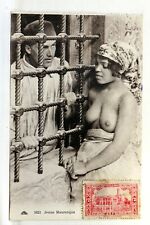 S409 Cartolina Colonie Francesi Nude Etnico Scene E i Tipi Cartolina Africa